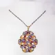 Symphony - Malvina Oval-Bronze Chain - 1
